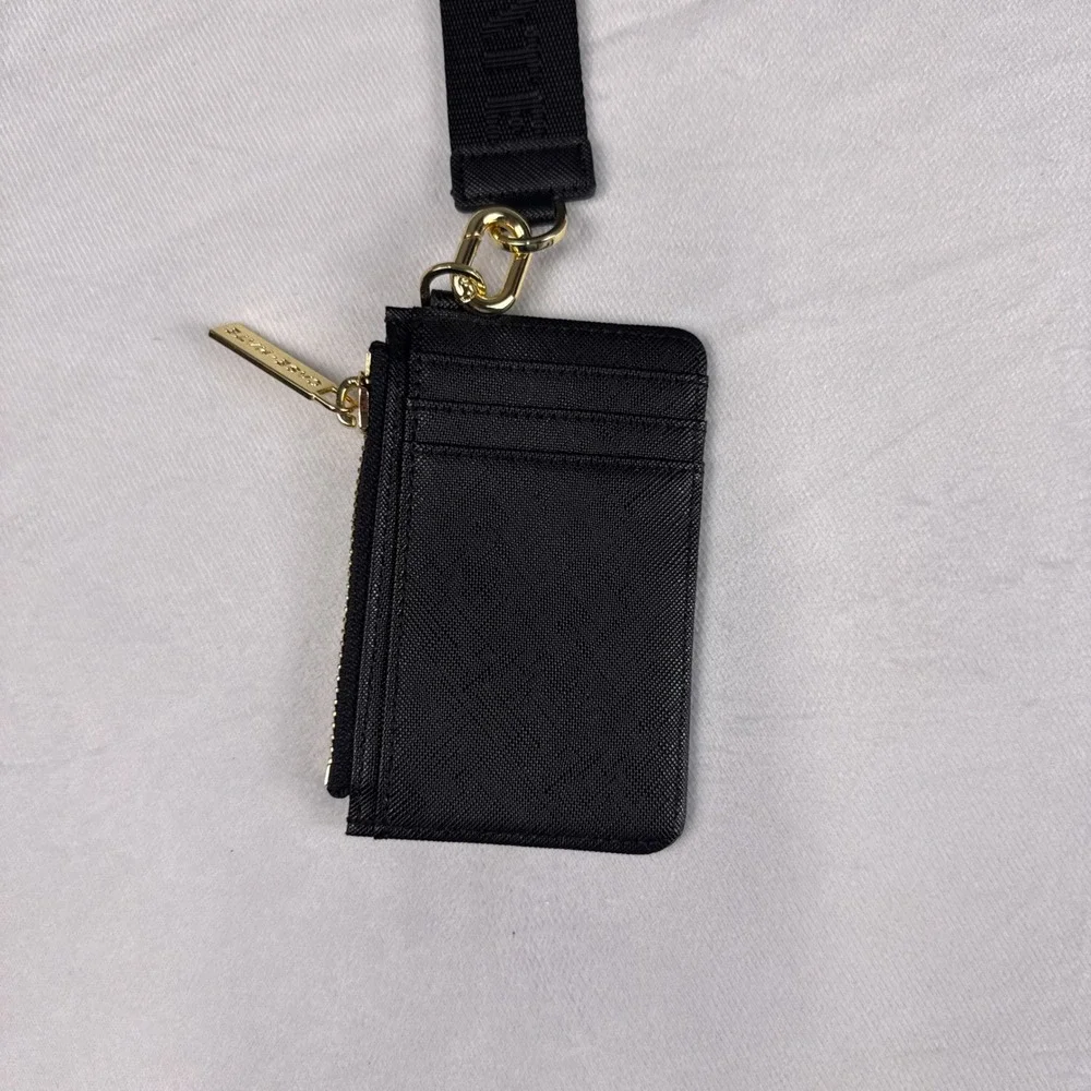 Case-Mate Essential Wristlet Set Wallet Black Saffiano Vegan Leather Universal‎